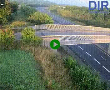 Webcam sur A84 à hauteur de Pont-Farcy, au niveau du pont autoroutier sur la Vire, au sud de Saint-Lô