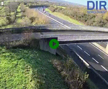 <h2>Webcam sur A84 à hauteur de Pont-Farcy, au niveau du pont autoroutier sur la Vire, au sud de Saint-Lô</h2>