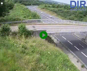 <h2>Webcam sur A84 à hauteur de Pont-Farcy, au niveau du pont autoroutier sur la Vire, au sud de Saint-Lô</h2>
