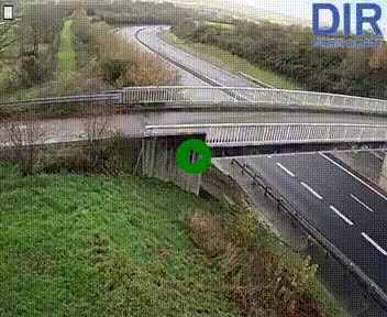 <h2>Webcam sur A84 à hauteur de Pont-Farcy, au niveau du pont autoroutier sur la Vire, au sud de Saint-Lô</h2>