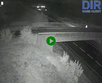 <h2>Webcam sur A84 à hauteur de Pont-Farcy, au niveau du pont autoroutier sur la Vire, au sud de Saint-Lô</h2>