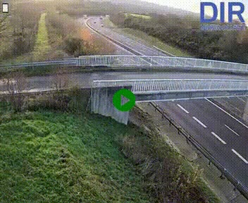 <h2>Webcam sur A84 à hauteur de Pont-Farcy, au niveau du pont autoroutier sur la Vire, au sud de Saint-Lô</h2>