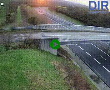 <h2>Webcam sur A84 à hauteur de Pont-Farcy, au niveau du pont autoroutier sur la Vire, au sud de Saint-Lô</h2>