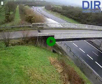 <h2>Webcam sur A84 à hauteur de Pont-Farcy, au niveau du pont autoroutier sur la Vire, au sud de Saint-Lô</h2>