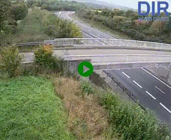 Webcam sur A84 à hauteur de Pont-Farcy, au niveau du pont autoroutier sur la Vire, au sud de Saint-Lô