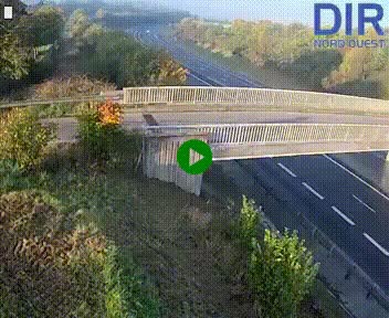 <h2>Webcam sur A84 à hauteur de Pont-Farcy, au niveau du pont autoroutier sur la Vire, au sud de Saint-Lô</h2>