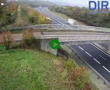 <h2>Webcam sur A84 à hauteur de Pont-Farcy, au niveau du pont autoroutier sur la Vire, au sud de Saint-Lô</h2>