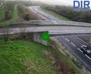 <h2>Webcam sur A84 à hauteur de Pont-Farcy, au niveau du pont autoroutier sur la Vire, au sud de Saint-Lô</h2>