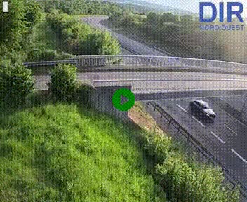 <h2>Webcam sur A84 à hauteur de Pont-Farcy, au niveau du pont autoroutier sur la Vire, au sud de Saint-Lô</h2>