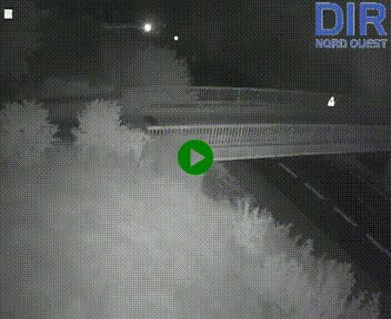 <h2>Webcam sur A84 à hauteur de Pont-Farcy, au niveau du pont autoroutier sur la Vire, au sud de Saint-Lô</h2>