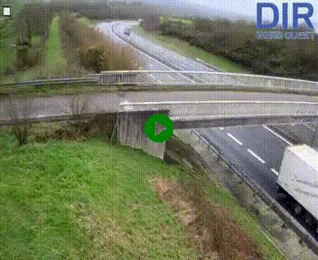 <h2>Webcam sur A84 à hauteur de Pont-Farcy, au niveau du pont autoroutier sur la Vire, au sud de Saint-Lô</h2>