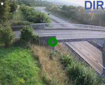 <h2>Webcam sur A84 à hauteur de Pont-Farcy, au niveau du pont autoroutier sur la Vire, au sud de Saint-Lô</h2>