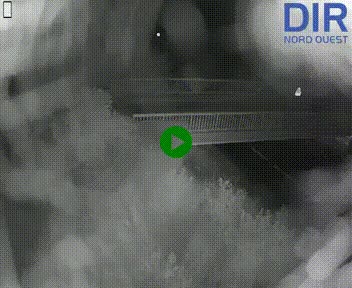 <h2>Webcam sur A84 à hauteur de Pont-Farcy, au niveau du pont autoroutier sur la Vire, au sud de Saint-Lô</h2>