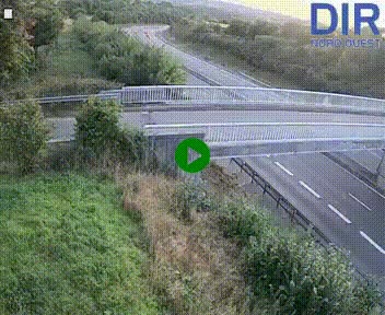 <h2>Webcam sur A84 à hauteur de Pont-Farcy, au niveau du pont autoroutier sur la Vire, au sud de Saint-Lô</h2>