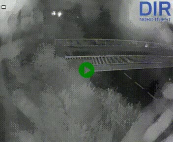 <h2>Webcam sur A84 à hauteur de Pont-Farcy, au niveau du pont autoroutier sur la Vire, au sud de Saint-Lô</h2>