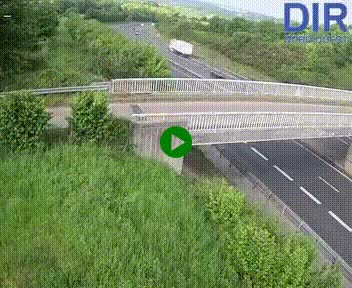 <h2>Webcam sur A84 à hauteur de Pont-Farcy, au niveau du pont autoroutier sur la Vire, au sud de Saint-Lô</h2>