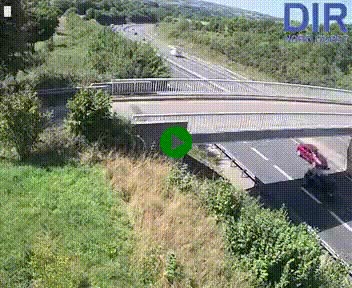<h2>Webcam sur A84 à hauteur de Pont-Farcy, au niveau du pont autoroutier sur la Vire, au sud de Saint-Lô</h2>