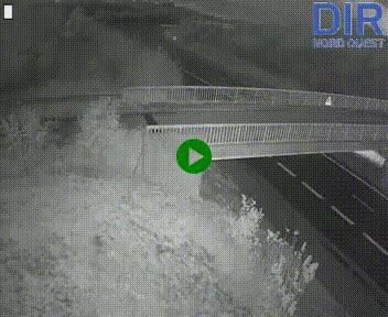 <h2>Webcam sur A84 à hauteur de Pont-Farcy, au niveau du pont autoroutier sur la Vire, au sud de Saint-Lô</h2>