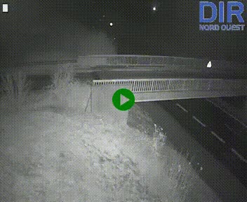 Webcam sur A84 à hauteur de Pont-Farcy, au niveau du pont autoroutier sur la Vire, au sud de Saint-Lô