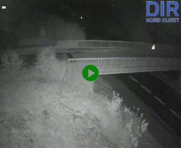 <h2>Webcam sur A84 à hauteur de Pont-Farcy, au niveau du pont autoroutier sur la Vire, au sud de Saint-Lô</h2>