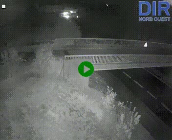 <h2>Webcam sur A84 à hauteur de Pont-Farcy, au niveau du pont autoroutier sur la Vire, au sud de Saint-Lô</h2>