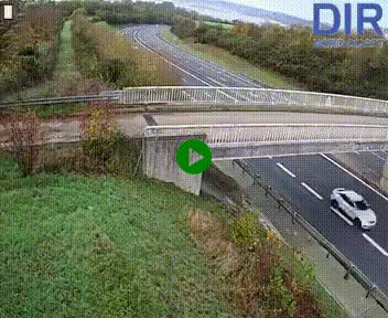 <h2>Webcam sur A84 à hauteur de Pont-Farcy, au niveau du pont autoroutier sur la Vire, au sud de Saint-Lô</h2>
