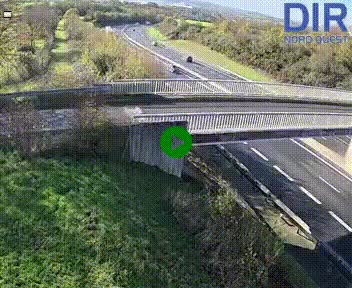 <h2>Webcam sur A84 à hauteur de Pont-Farcy, au niveau du pont autoroutier sur la Vire, au sud de Saint-Lô</h2>