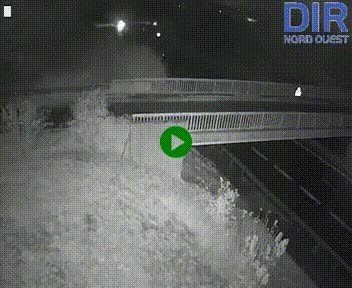 <h2>Webcam sur A84 à hauteur de Pont-Farcy, au niveau du pont autoroutier sur la Vire, au sud de Saint-Lô</h2>
