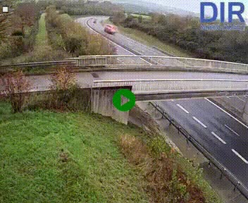 <h2>Webcam sur A84 à hauteur de Pont-Farcy, au niveau du pont autoroutier sur la Vire, au sud de Saint-Lô</h2>