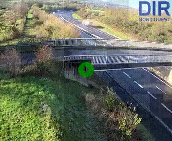 <h2>Webcam sur A84 à hauteur de Pont-Farcy, au niveau du pont autoroutier sur la Vire, au sud de Saint-Lô</h2>