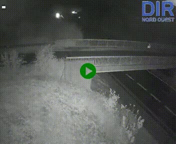 <h2>Webcam sur A84 à hauteur de Pont-Farcy, au niveau du pont autoroutier sur la Vire, au sud de Saint-Lô</h2>