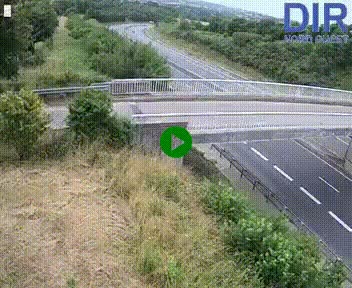 Webcam sur A84 à hauteur de Pont-Farcy, au niveau du pont autoroutier sur la Vire, au sud de Saint-Lô