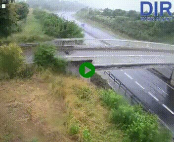 Webcam sur A84 à hauteur de Pont-Farcy, au niveau du pont autoroutier sur la Vire, au sud de Saint-Lô