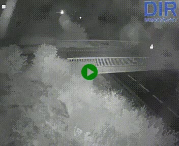 Webcam sur A84 à hauteur de Pont-Farcy, au niveau du pont autoroutier sur la Vire, au sud de Saint-Lô