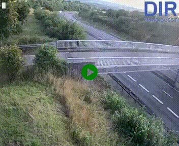 Webcam sur A84 à hauteur de Pont-Farcy, au niveau du pont autoroutier sur la Vire, au sud de Saint-Lô