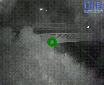 Webcam sur A84 à hauteur de Pont-Farcy, au niveau du pont autoroutier sur la Vire, au sud de Saint-Lô