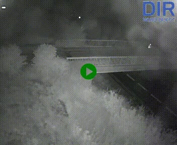 Webcam sur A84 à hauteur de Pont-Farcy, au niveau du pont autoroutier sur la Vire, au sud de Saint-Lô