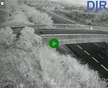 Webcam sur A84 à hauteur de Pont-Farcy, au niveau du pont autoroutier sur la Vire, au sud de Saint-Lô