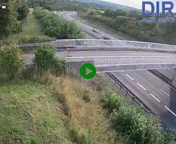 Webcam sur A84 à hauteur de Pont-Farcy, au niveau du pont autoroutier sur la Vire, au sud de Saint-Lô