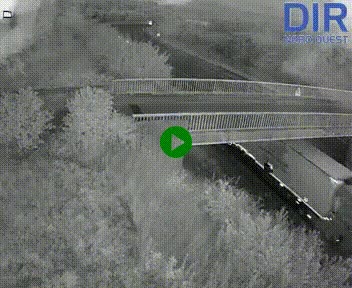 Webcam sur A84 à hauteur de Pont-Farcy, au niveau du pont autoroutier sur la Vire, au sud de Saint-Lô