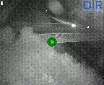 Webcam sur A84 à hauteur de Pont-Farcy, au niveau du pont autoroutier sur la Vire, au sud de Saint-Lô