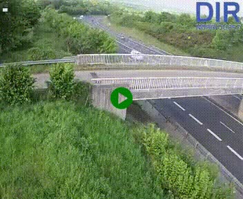 Webcam sur A84 à hauteur de Pont-Farcy, au niveau du pont autoroutier sur la Vire, au sud de Saint-Lô
