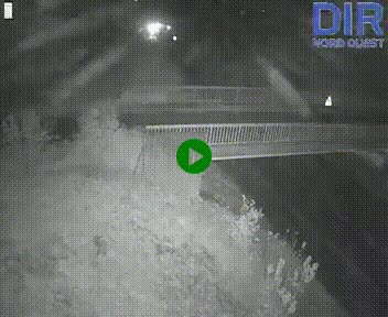 <h2>Webcam sur A84 à hauteur de Pont-Farcy, au niveau du pont autoroutier sur la Vire, au sud de Saint-Lô</h2>