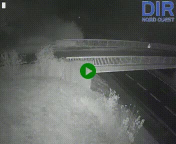 <h2>Webcam sur A84 à hauteur de Pont-Farcy, au niveau du pont autoroutier sur la Vire, au sud de Saint-Lô</h2>