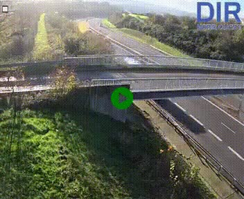 <h2>Webcam sur A84 à hauteur de Pont-Farcy, au niveau du pont autoroutier sur la Vire, au sud de Saint-Lô</h2>
