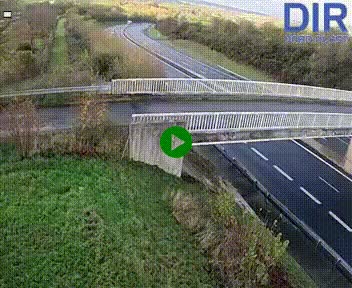 <h2>Webcam sur A84 à hauteur de Pont-Farcy, au niveau du pont autoroutier sur la Vire, au sud de Saint-Lô</h2>