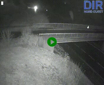 <h2>Webcam sur A84 à hauteur de Pont-Farcy, au niveau du pont autoroutier sur la Vire, au sud de Saint-Lô</h2>