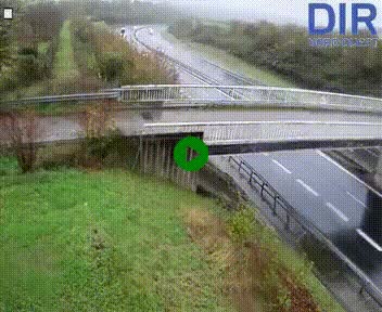 <h2>Webcam sur A84 à hauteur de Pont-Farcy, au niveau du pont autoroutier sur la Vire, au sud de Saint-Lô</h2>