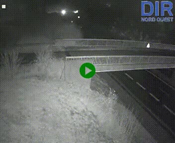 <h2>Webcam sur A84 à hauteur de Pont-Farcy, au niveau du pont autoroutier sur la Vire, au sud de Saint-Lô</h2>