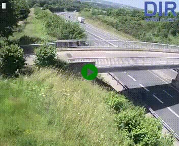 <h2>Webcam sur A84 à hauteur de Pont-Farcy, au niveau du pont autoroutier sur la Vire, au sud de Saint-Lô</h2>